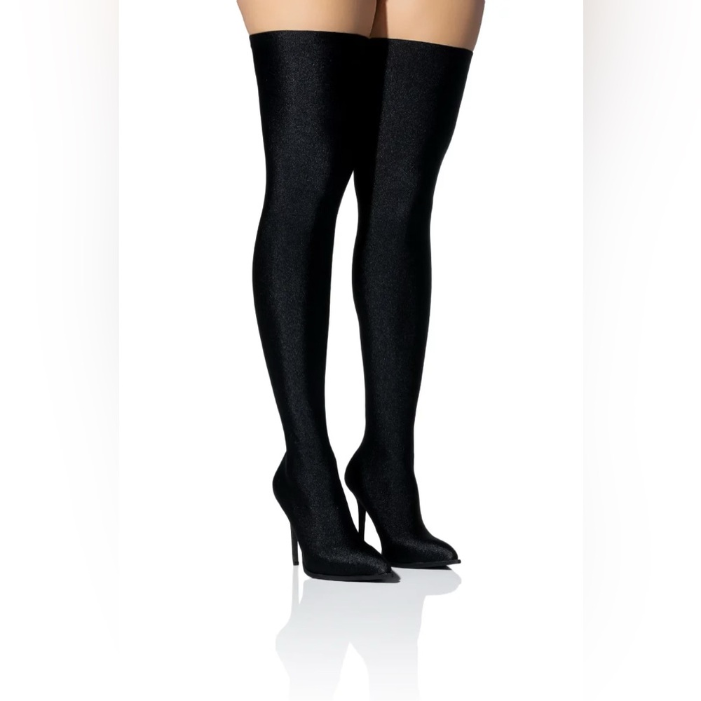 Elegant Black Over the Knee Boots